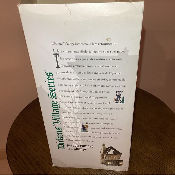 Dept 56 Dickens Village Joseph Edward Tea Shoppe - Picture 10 of 13